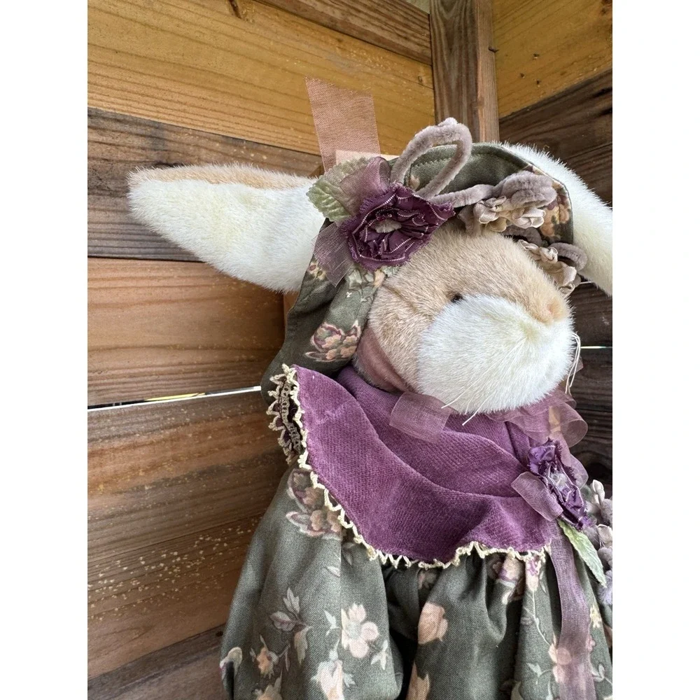 Bunnies By The Bay‎ GABLE & TINKER Bunny Rabbit Plush W/ Stand & Tag 16